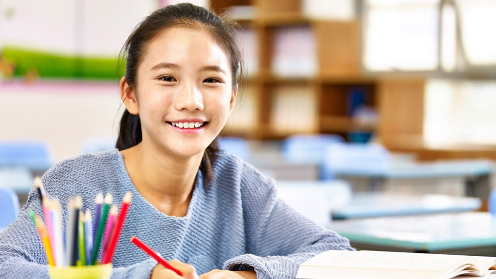 Confident student preparing for IB Mathematics through personalised online learning with Geopo Maths.